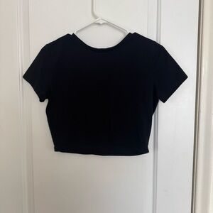 Wild Fable Black Crop Top